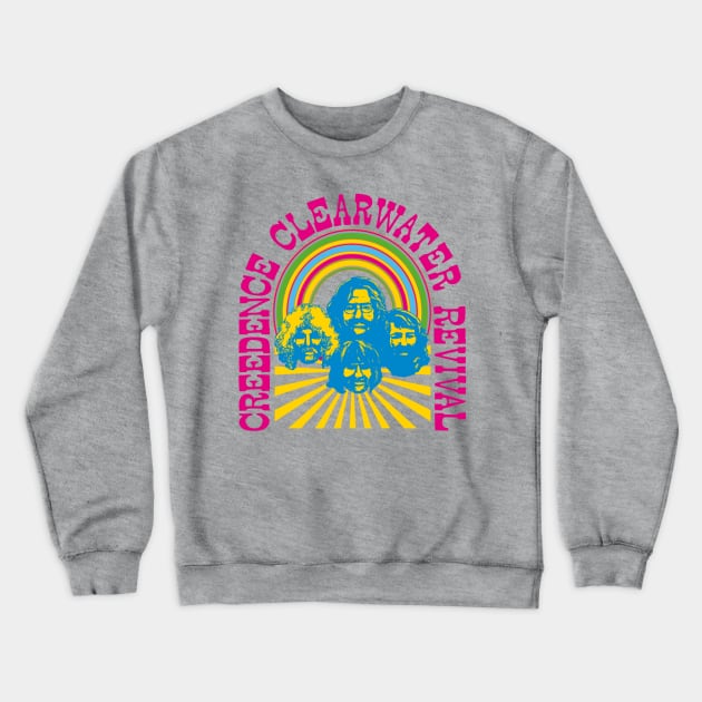 Creedence Clearwater Revival Crewneck Sweatshirt by HAPPY TRIP PRESS